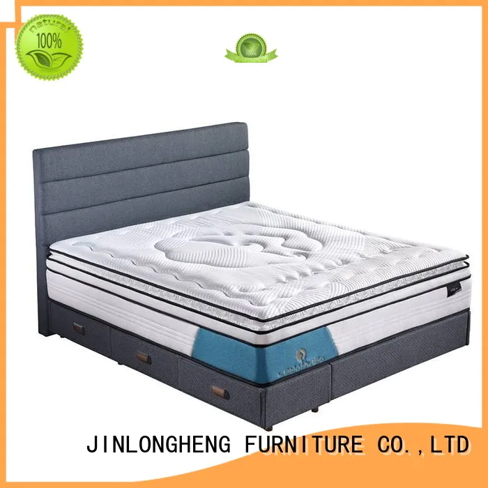 JLH Brand royal design custom cool gel memory foam mattress topper