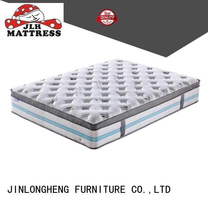 Reasonable and Fashionable High Density Soft Convoluted Foam 5 Zones Mattress with Double Layers Pocket Spring